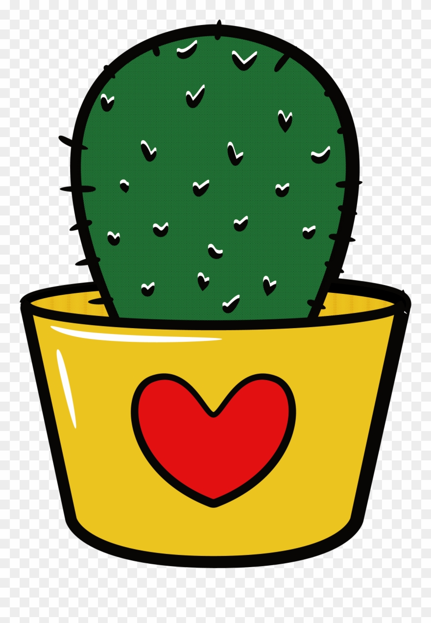 Cactaceae Euclidean Vector Flowerpot - Vector Cacto Png Clipart