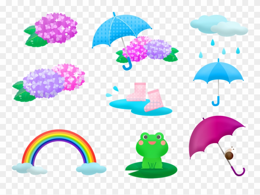 Tsuyu The Rainy Season - Umbrella Clipart