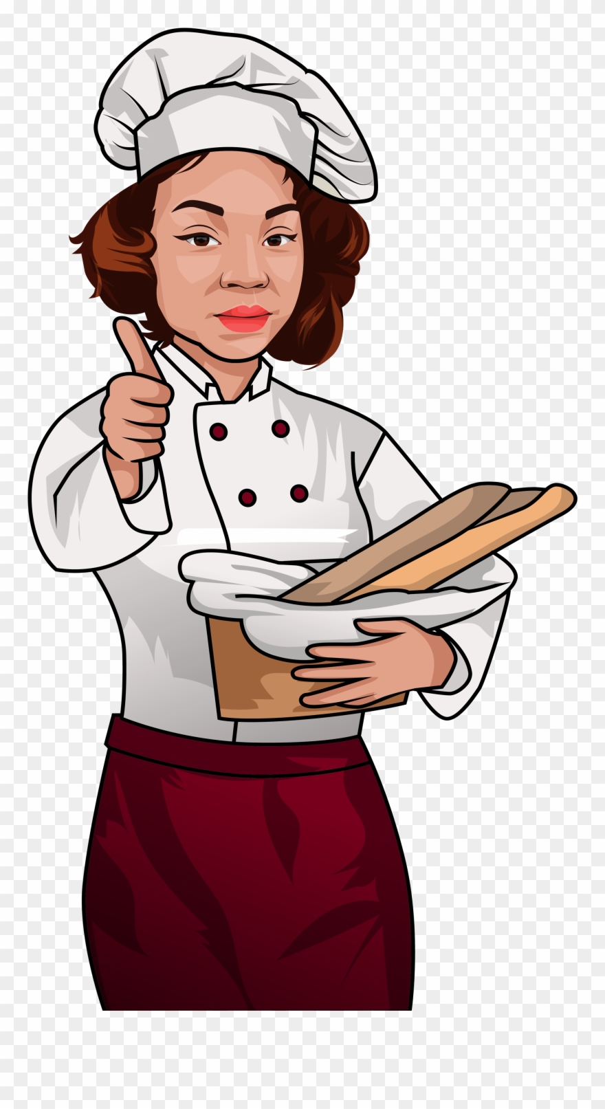 Chef Pic - Cartoon Clipart
