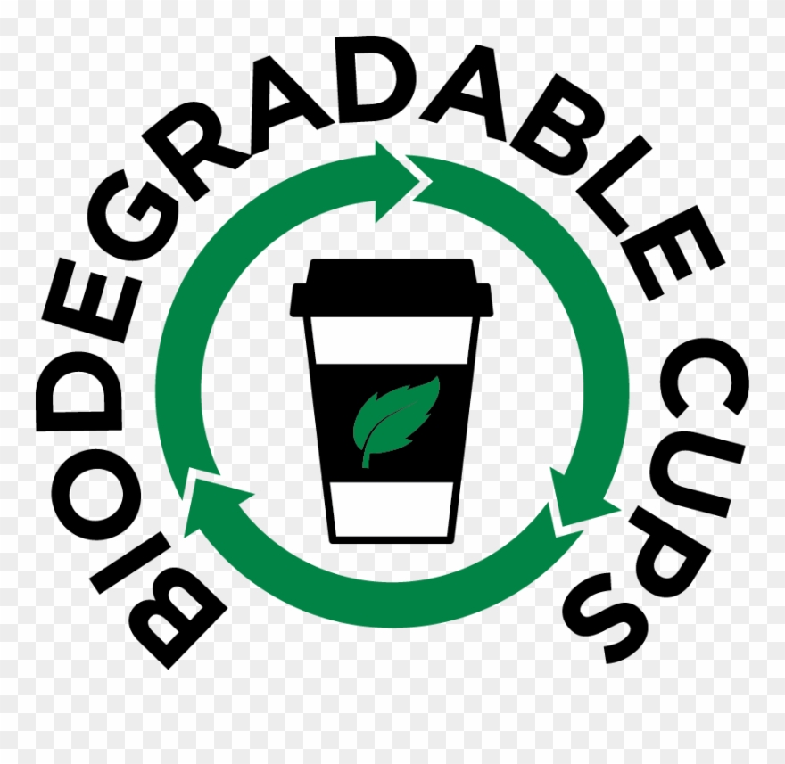 Biodegradable Cups - - Emblem Clipart