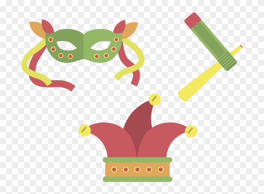 Mask Carnival Euclidean Vector Icon - Vetor Mascara De Carnaval Png Clipart