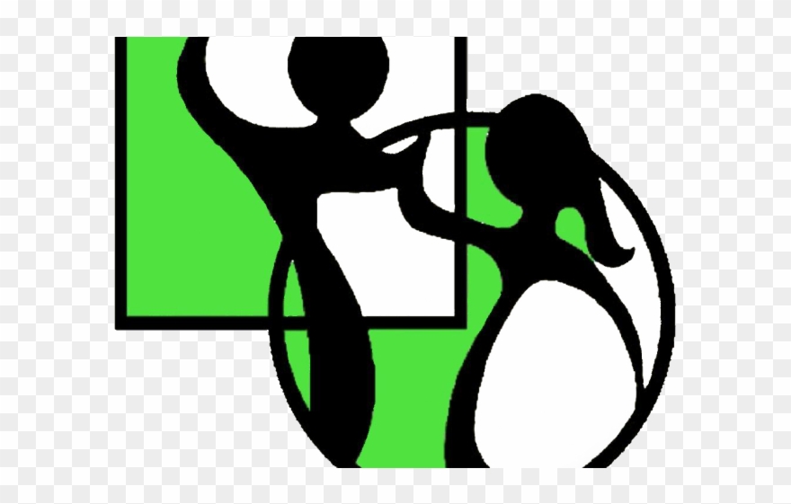 Western Clipart Square Dancing - Modern Square Dance Clip Art - Png Download