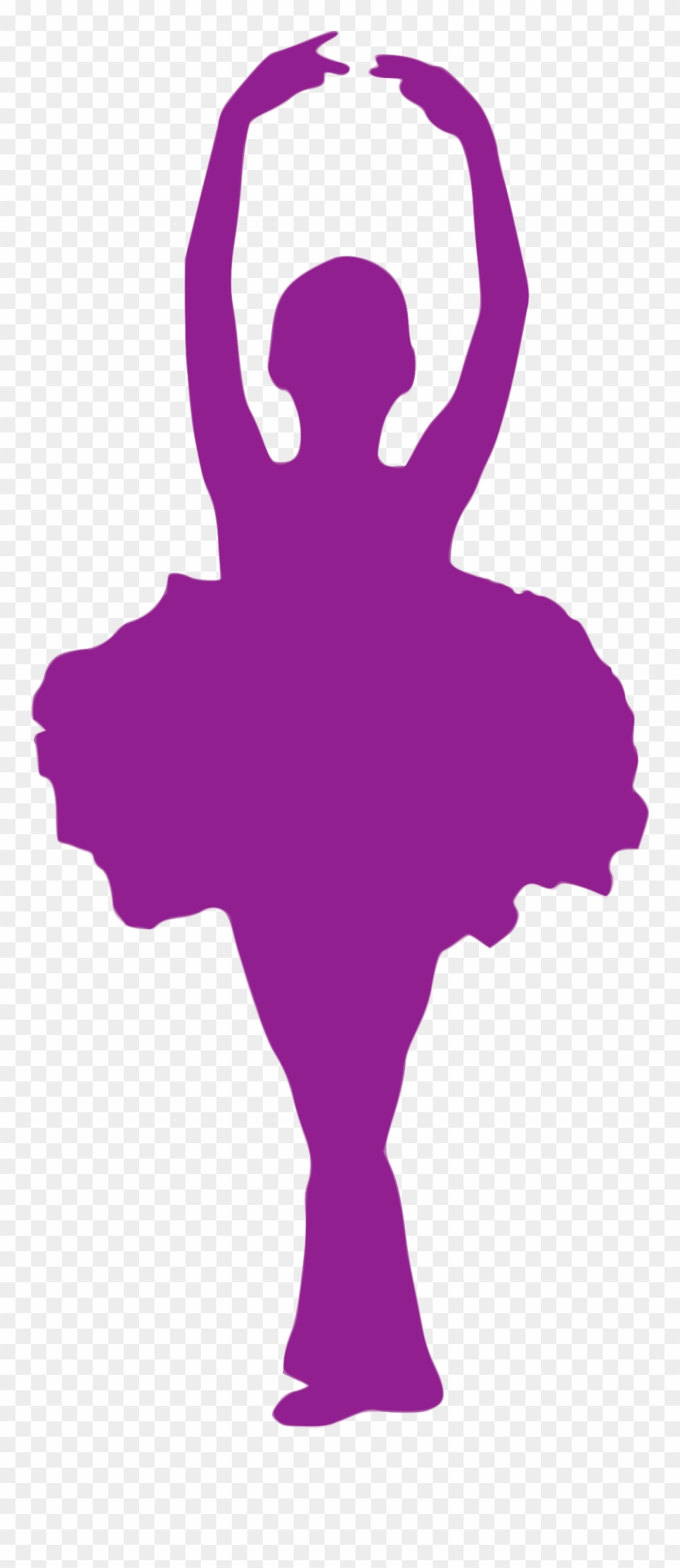 This Free Icons Png Design Of Silhouette Danse 36 - Purple Silhouette Ballerina Clipart