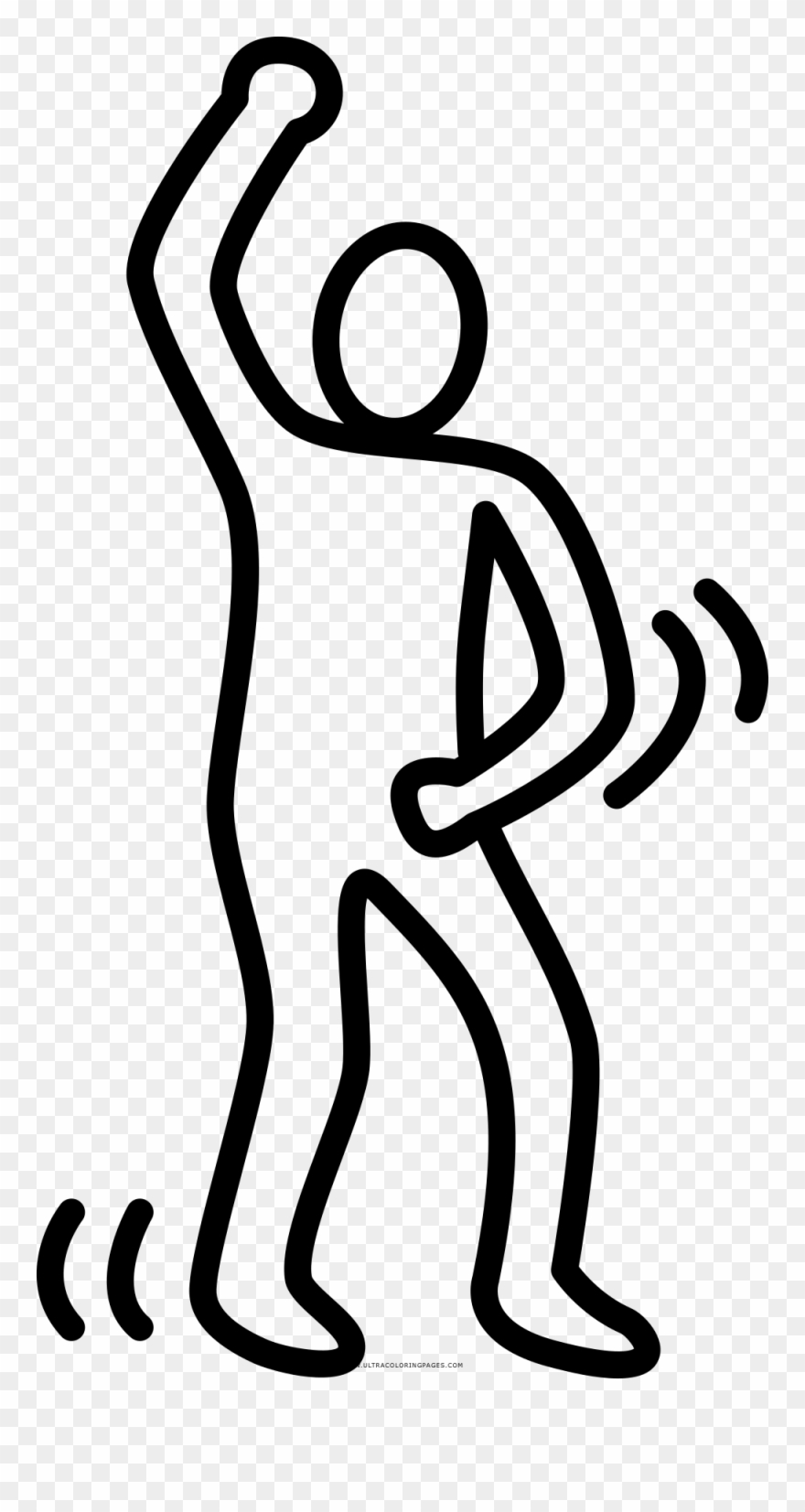 Tanzen Ausmalbilder - Line Art Clipart