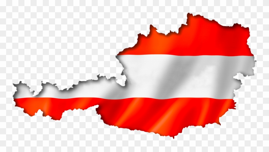Hd Map Flag - Austria Map Flag Clipart