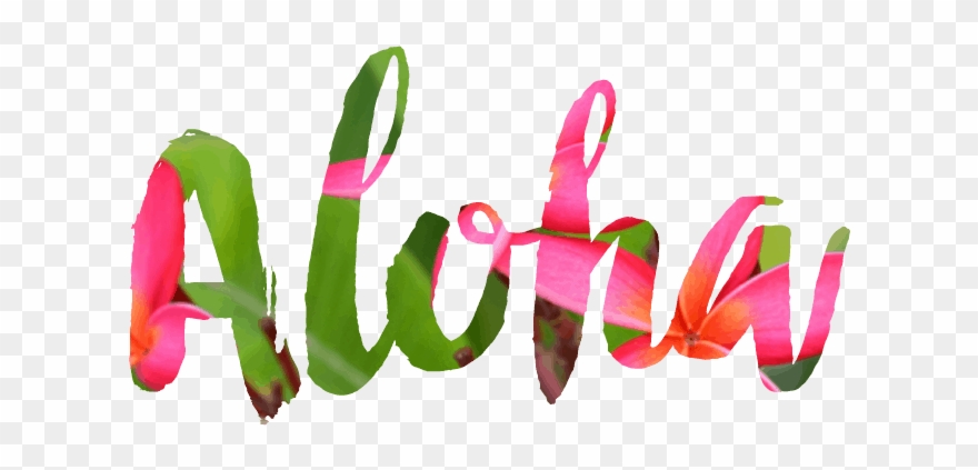 What Does Aloha Mean - Calligraphy Clipart