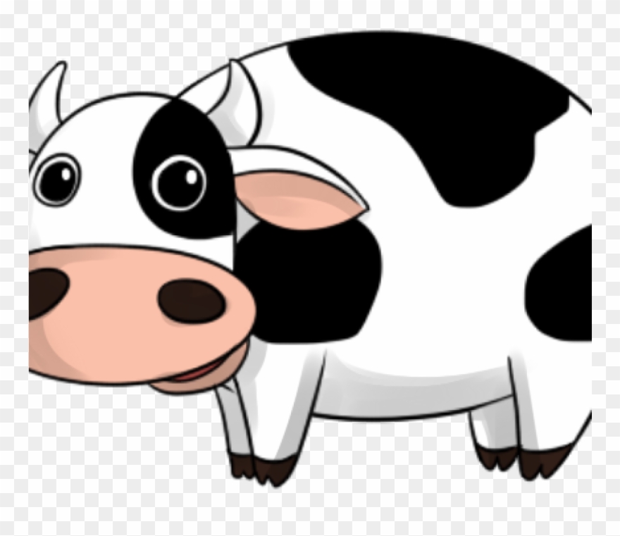 Funny Cow Clipart Funny Cow Vector Transparent Huge - Cow Milk Cartoon Png