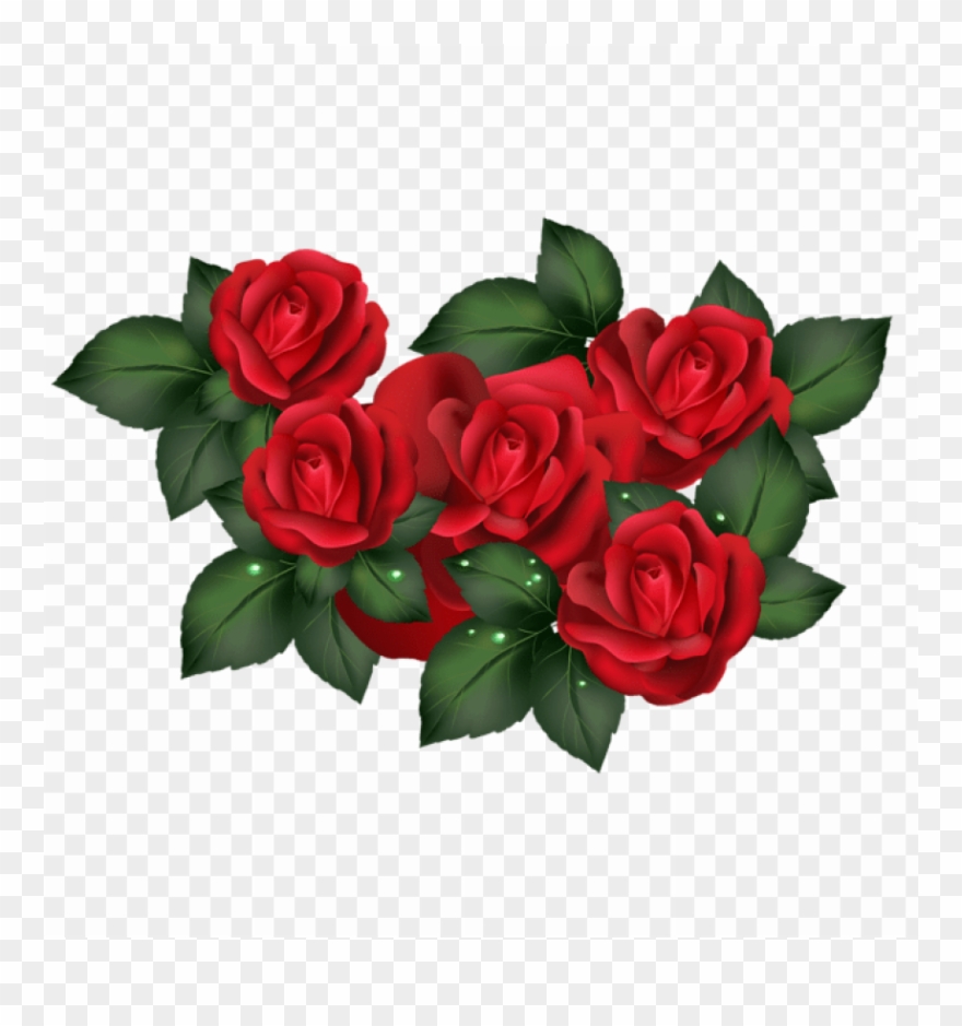 Rose Clipart Transparent Background - Blue Flowers For Picsart - Png Download