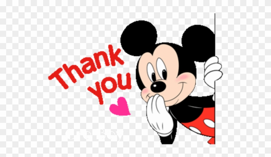 Mickey Maus Danke Clipart