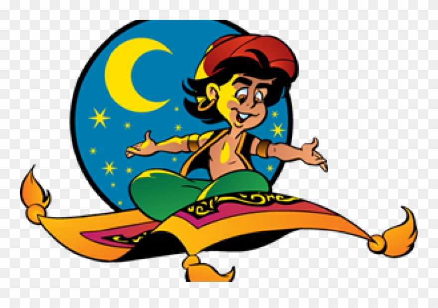 The Forty Thieves - Flying Cartoon Png Clipart