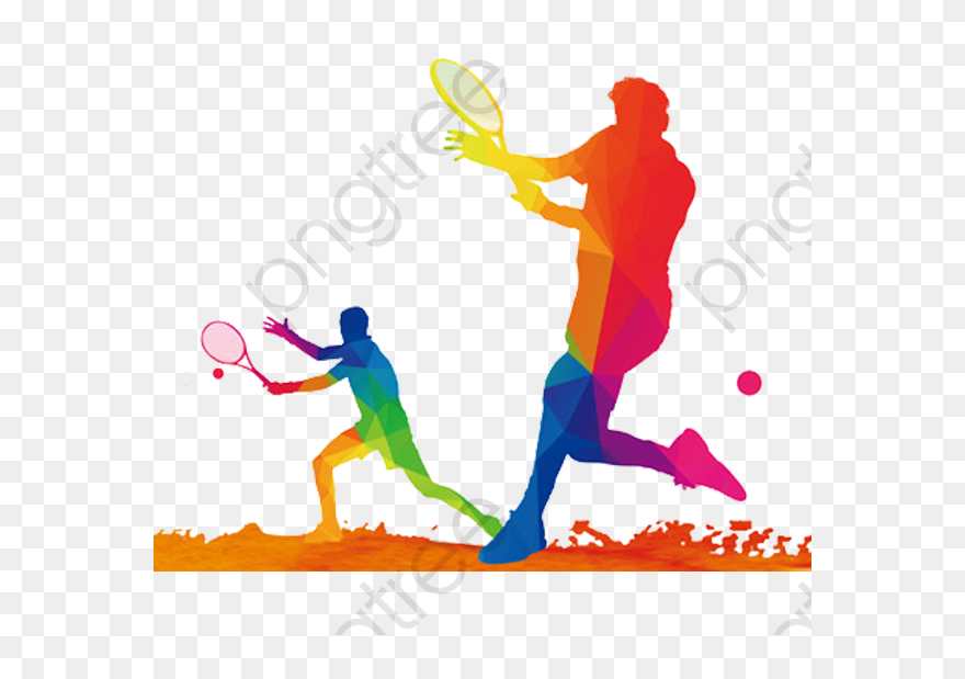 Tennis Ball Clipart Cartoon - Sport Day Pic Transparent - Png Download