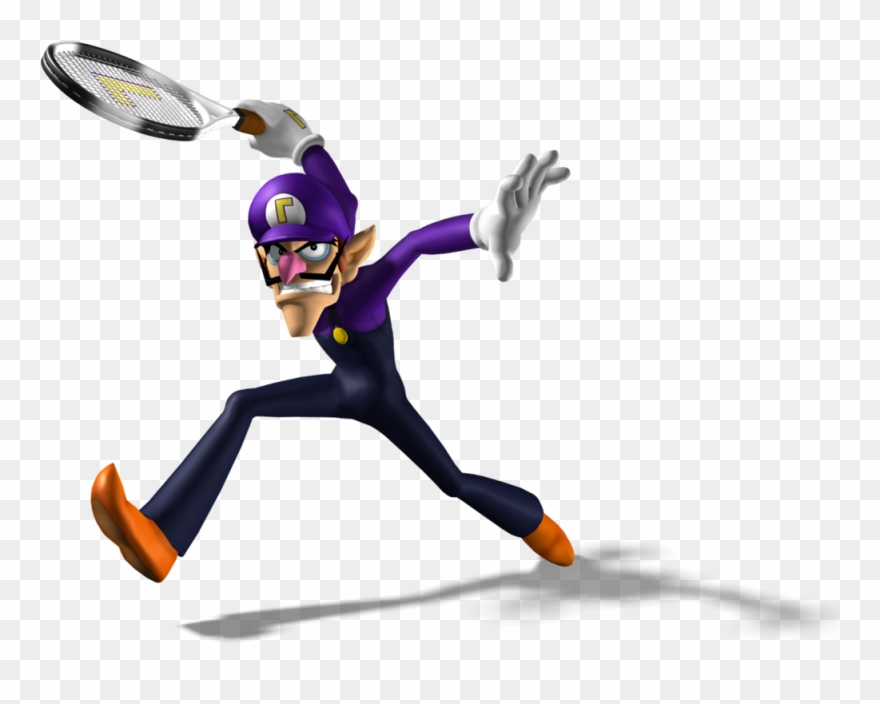 Waluigi Mpt Artwork - Waluigi Tennis Clipart