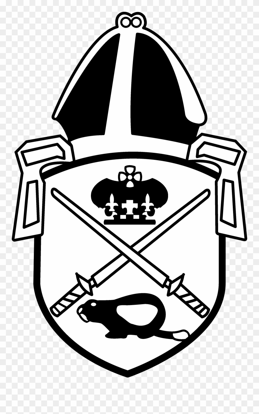 Anglican Church Logo Black And White - Cartoon Clipart