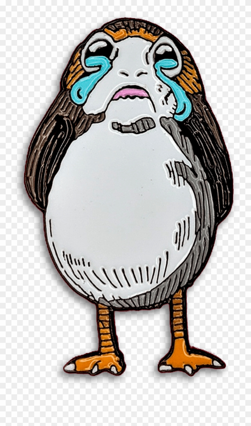 Sad Porg - Cartoon Clipart