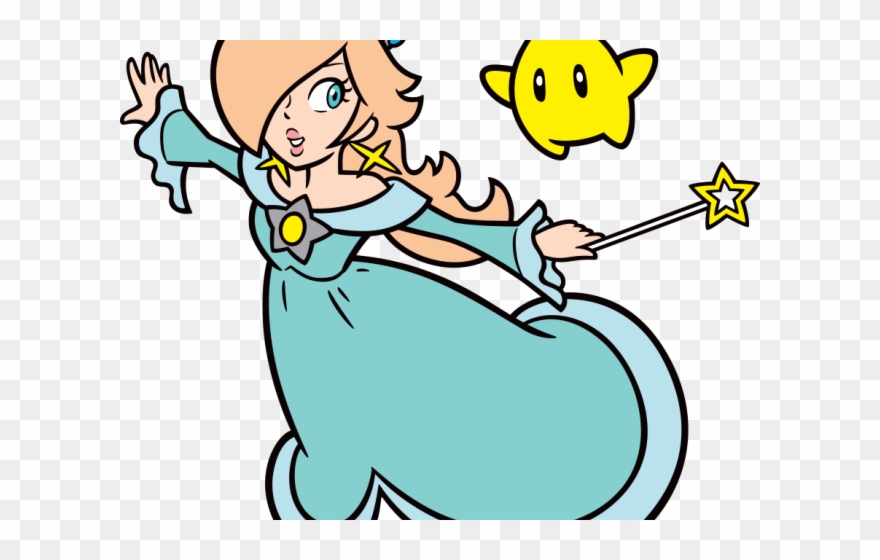 Yoshi Clipart Svg - Rosalina Artwork - Png Download