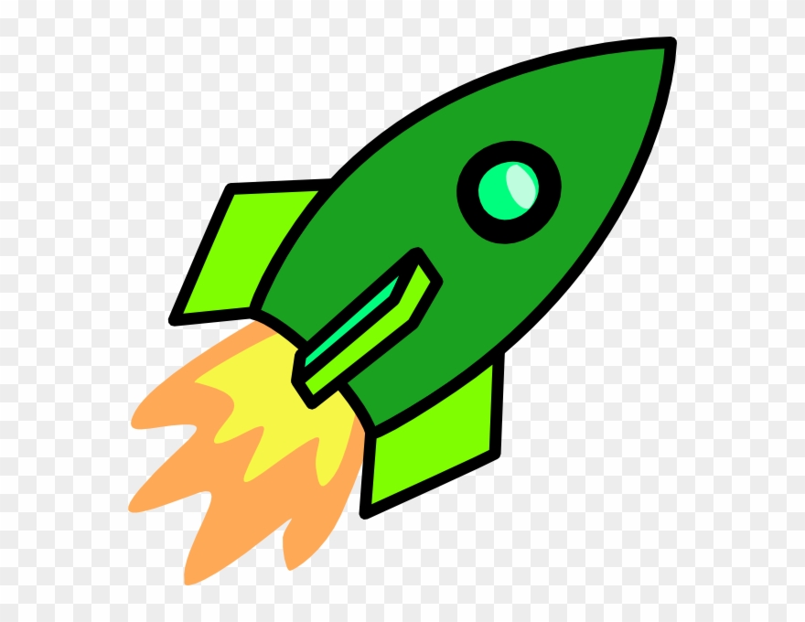 Green Rocket Clip Art - Sky Science Grade 6 - Png Download