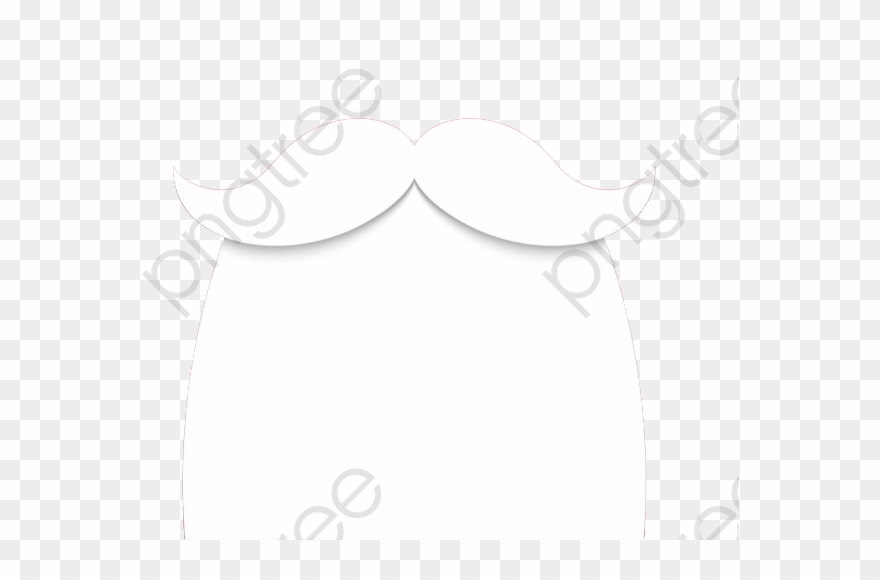 Mustache Clip Art Santa - Santa Claus - Png Download