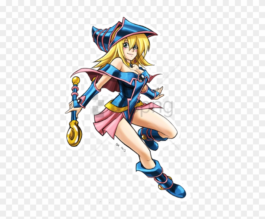 Black Magician Png - Dark Magician Girl Jump Force Clipart