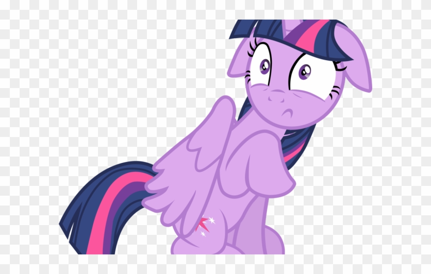 Princess Clipart Sparkle - My Little Pony Twilight Scared - Png Download