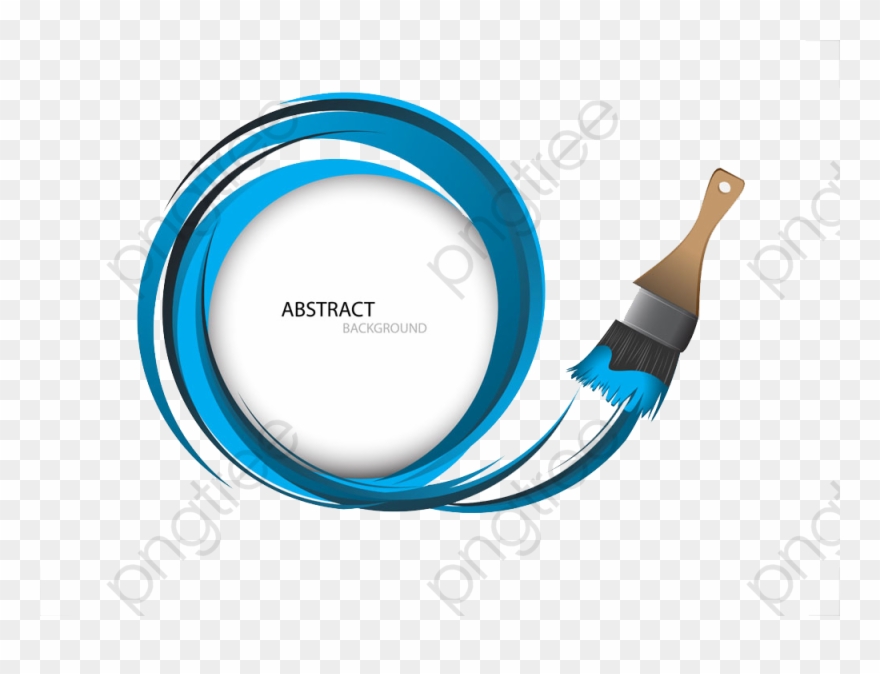 Paint Brush Border Clip Art Free - Vectores Pintores - Png Download