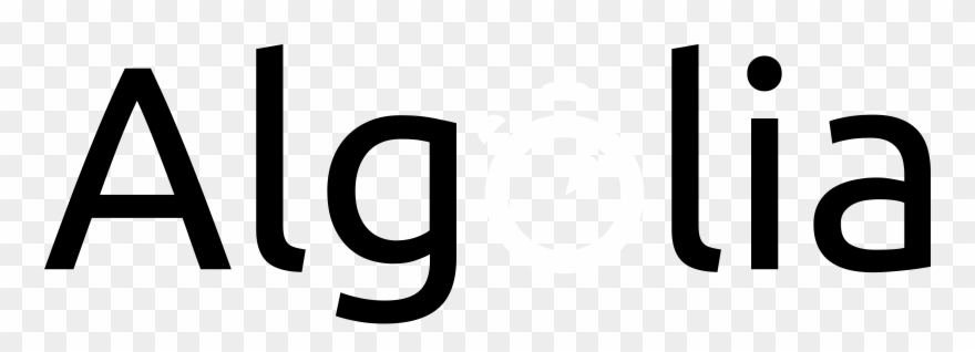 Algolia Logo Black And White - Algolia Clipart