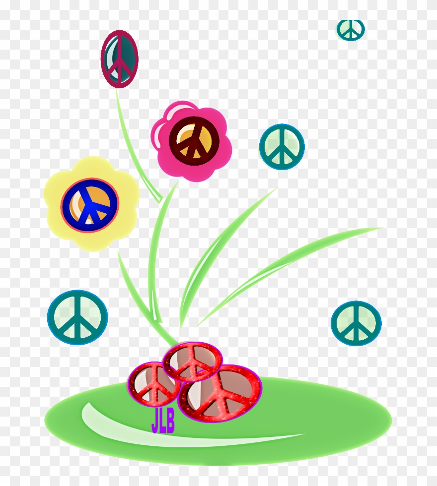 Peace Sign Clipart Nirvana - Peace Symbols - Png Download
