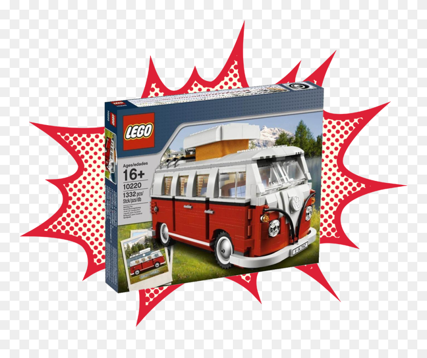 Dieser Authentische Campingbus Ist Eine Nachbildung - Jeu De Construction Adulte Clipart