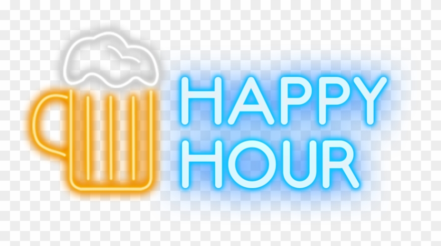 Bottles Of Beer £2 - Happy Hour Neon Png Clipart