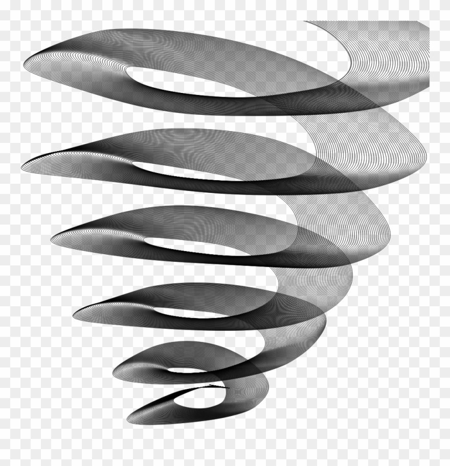 Tornado Drawing Draw Dibujo - Monochrome Clipart