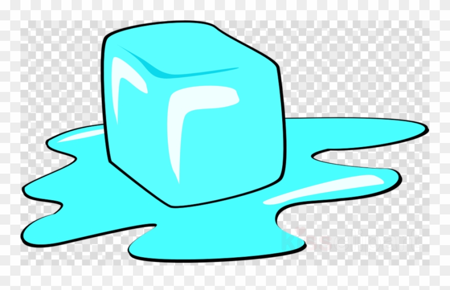 Ice Cube - Melting Ice Cube Clipart - Png Download