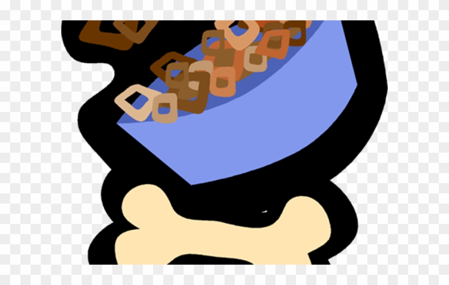 Free Bones Clipart Calcium - Dog Food Clip Art - Png Download