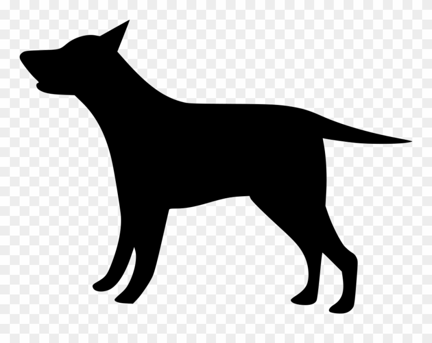 Dog Breed Black Silhouette Clip Art - Guard Dog - Png Download
