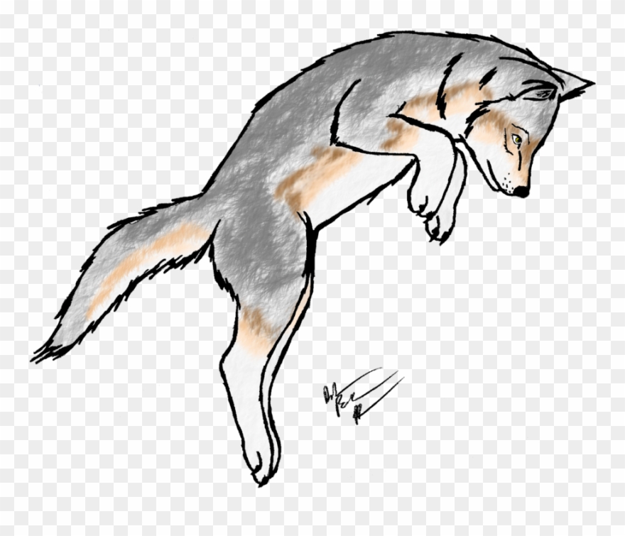 Wolf Clipart Wolf Pup - Transparent Wolf For Coloring - Png Download
