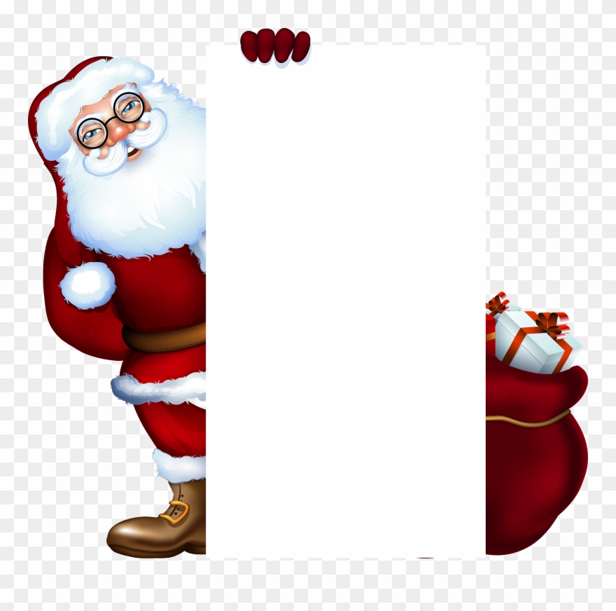 Father Christmas, Christmas Fun, Saint Nicholas, Free - Papai Noel Com Promoção Clipart