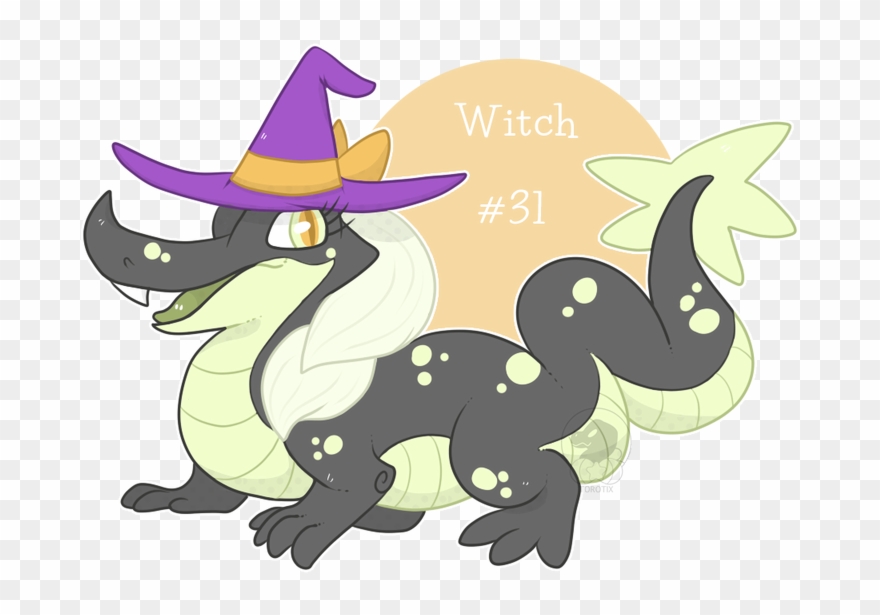 Mermadile Halloween Advent Week - Cartoon Clipart