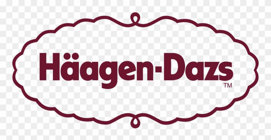 12 Hd Logo Dark Red - Haagen Dazs Clipart