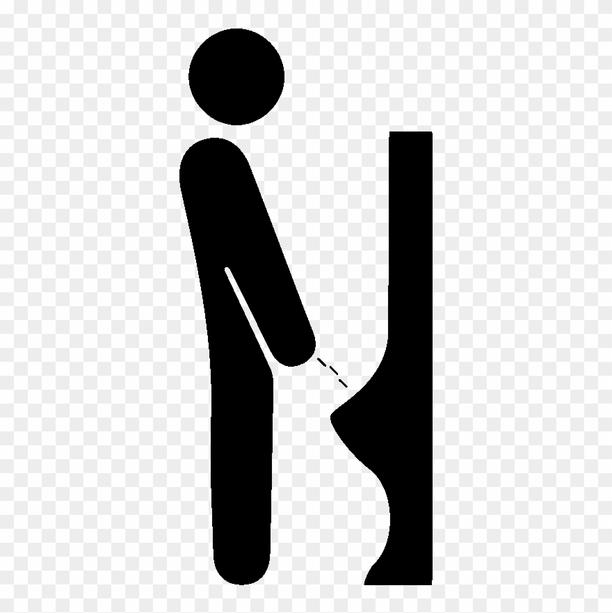 Sticker Wc Urinoir Ambiance Sticker Kc10284 - Urinoir Png Clipart