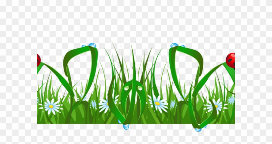Grass Border Cliparts - Summer Background - Png Download