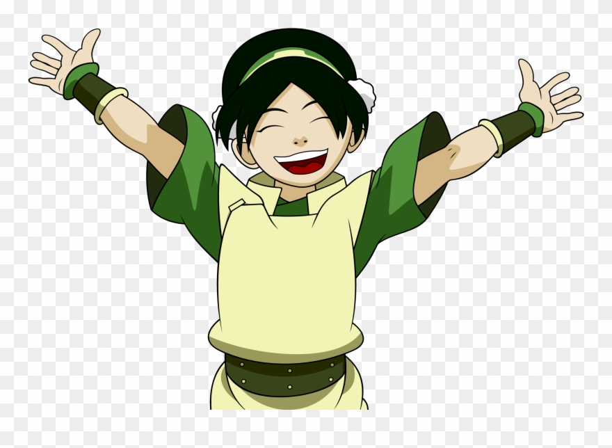 Aang Clipart Vector - Avatar Toph Png Transparent Png