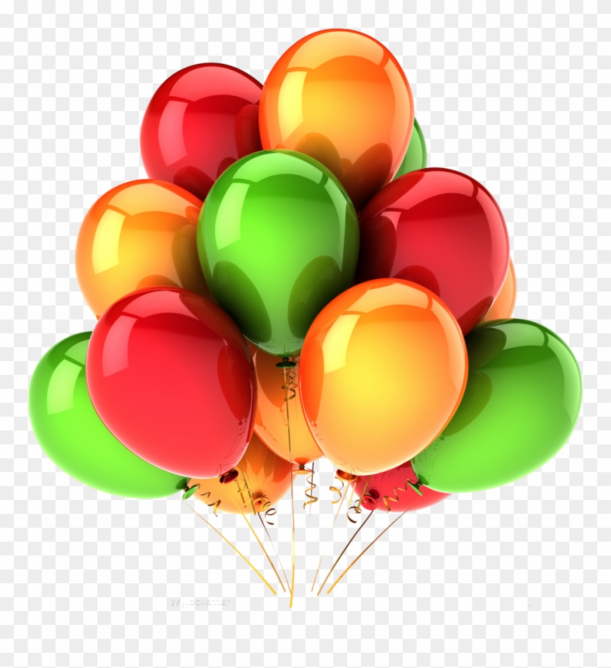 Globos - Birthday Balloons - Balloons Png Clipart
