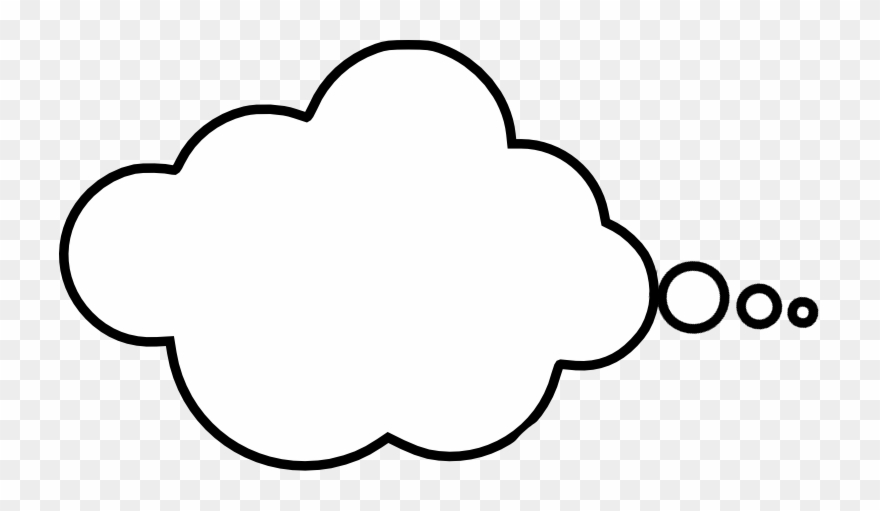 I Can Feel & Hear - Clipart Transparent Background Thought Bubble - Png Download