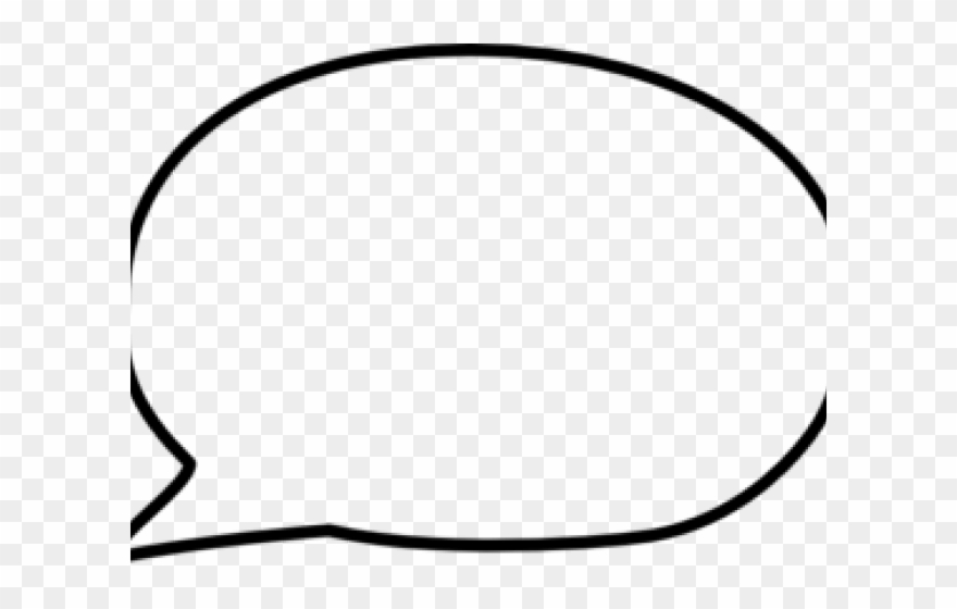 Speech Bubble Clipart Side - Circle - Png Download