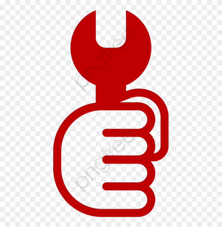 Wrench Clipart Red - Vector Installation Icon - Png Download