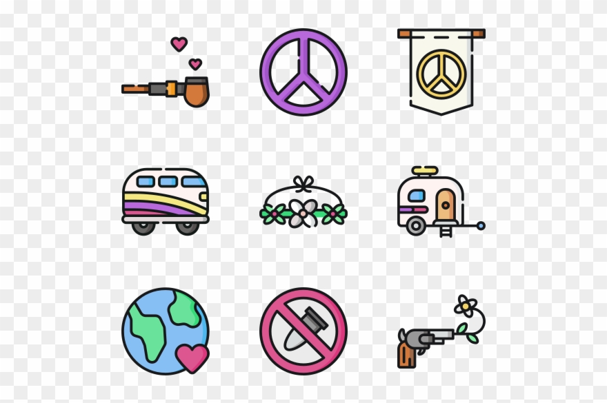 Hippies Clipart