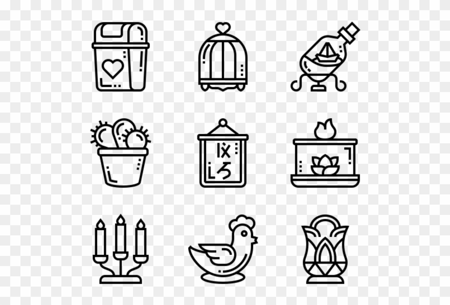 Home Decoration - Work Icon Clipart