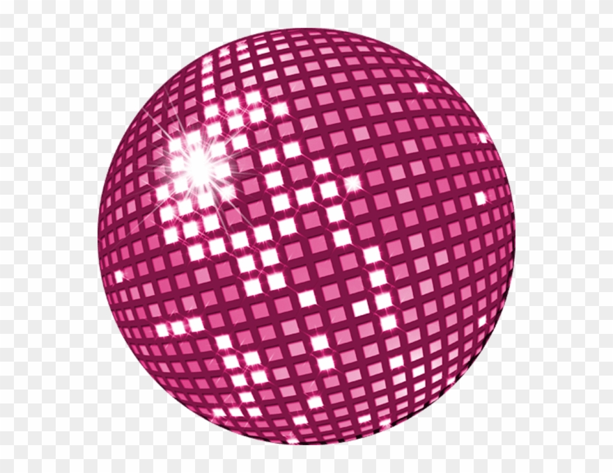 Disco Ball Pink Png Clipart