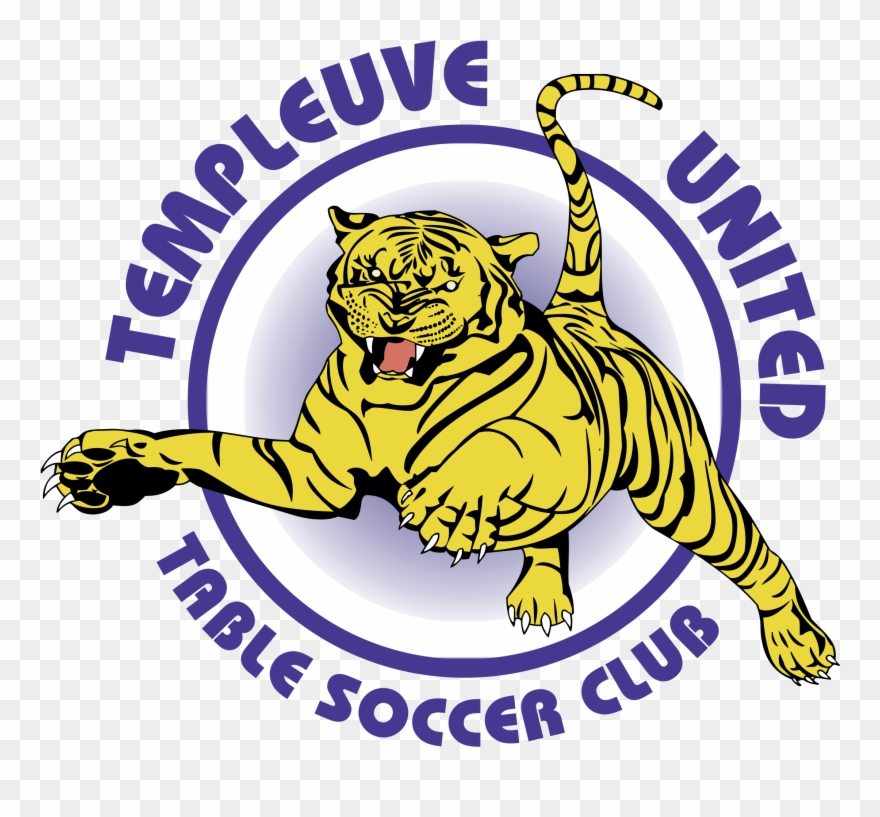 Templeuve United Table Soccer Club Logo Png Transparent - Tiger Coloring Pages Clipart