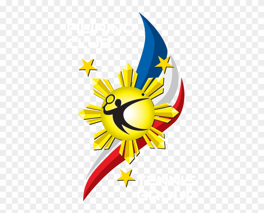 Filipino Club Tennis Group - Filipino Club T Shirt Design Clipart