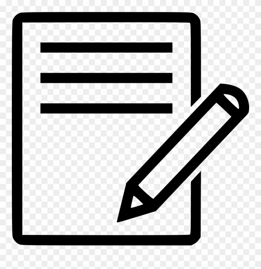 Notepad Icon Png - Notepad And Pencil Icon Clipart