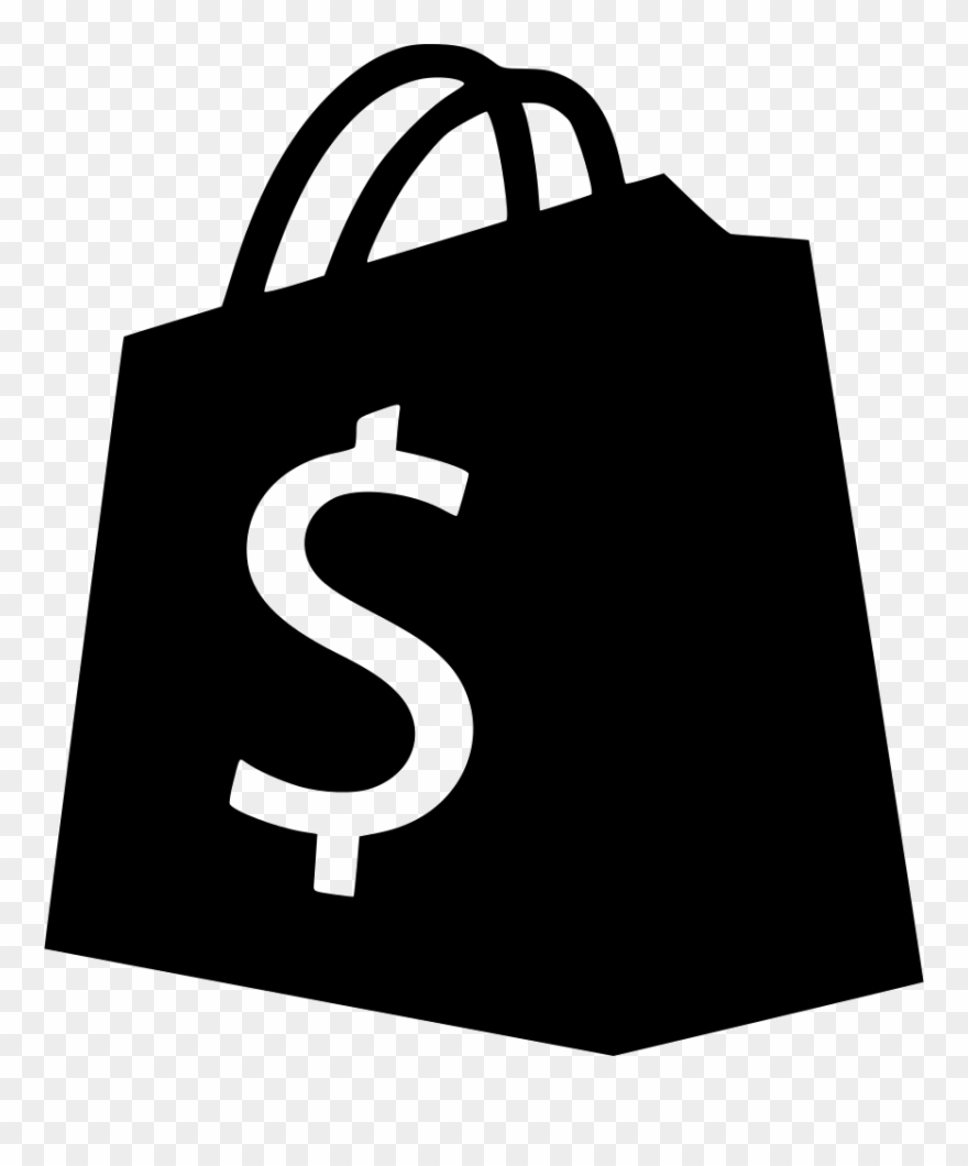 Shopify Black Png Clipart
